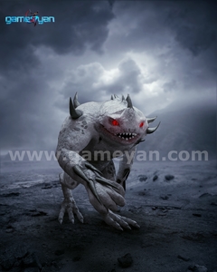 3D Monster character Modeling design poster by Game Art Outsourcing Studio by GameYan Studio