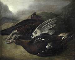 A Brace of Grouse by Unknown Artist