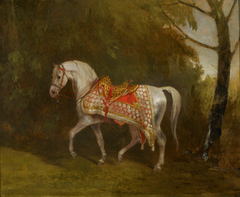 A Cream Horse by Richard Barrett Davis