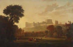 A Distant View of Windsor Castle by Anonymous