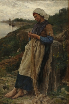 A Fisherman's Daughter by Jules Breton