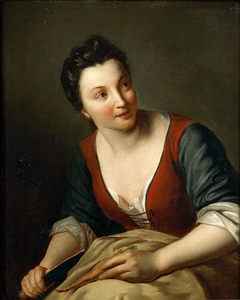 A Kitchen Maid by Jean-Baptiste Santerre