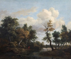 A Wood Scene by Jacob van Ruisdael