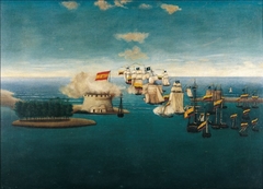 Acción del Castillo de Maracaibo by José María Espinosa Prieto