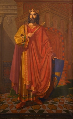 Alfonso II el Casto by Mariano de la Roca y Delgado