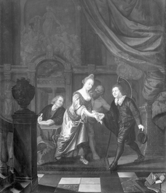 Allegory on Leaving the Orphanage by Jacob van der Sluys