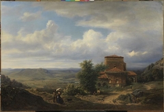 Ancienne Abbaye de Doue près de la ville du Puy (Haute-Loire) by Pierre Thuillier