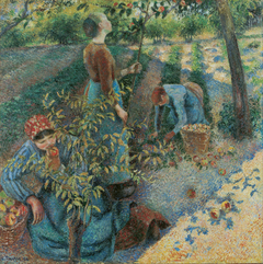 Apple-Picking by Camille Pissarro