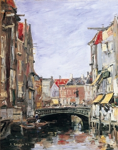 Ary Scheffer Place at Dordrecht by Eugène Boudin