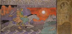 Åsmund and the Princess riding Home by Gerhard Munthe