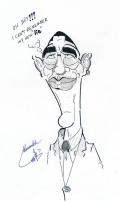 Barack Obama by Ibrahim Al Awamleh