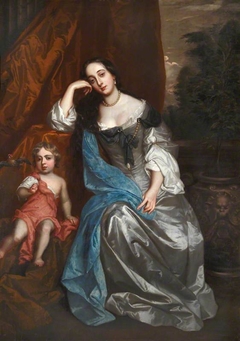 Barbara Villiers, Countess of Castlemaine and Duchess of Cleveland (1641-1709) with her Daughter, Lady Charlotte FitzRoy (1664 - 1718) by Peter Lely