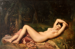 Bather Sleeping Near a Spring by Théodore Chassériau