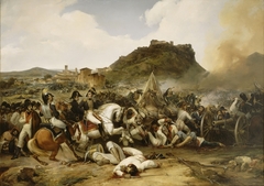 Battle of Castalla, July 21, 1812 by Jean-Charles Langlois