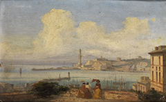 Bay of Genoa by Ippolito Caffi