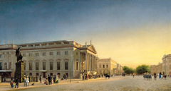 Berlin: Opernhaus und Unter den Linden by Eduard Gaertner