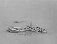 Boats at Cape May by Xanthus Russell Smith