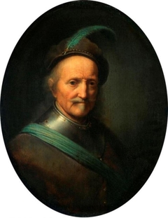 Bust of Rembrandt's father by Gerrit Dou