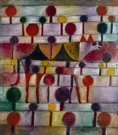 Camel (in Rhythmic Landscape with Trees) by Paul Klee