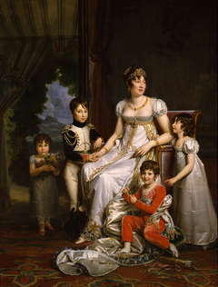 Caroline, reine de Naples et ses enfants by François Gérard