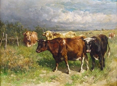 Cattle in Pasture by Johannes Hubertus Leonardus de Haas