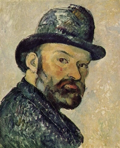 Cézanne with bowler hat, sketch by Paul Cézanne