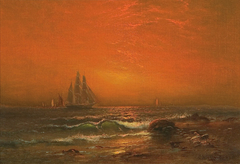 Coastal Sunset by Charles Henry Gifford