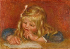 Coco Reading by Auguste Renoir