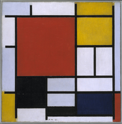 Composition with Red, Yellow, Blue, and Black by Piet Mondrian