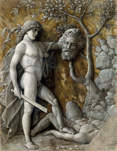 David mit dem Haupt des Goliath by Anonymous