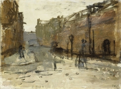 De Baan in Rotterdam by George Hendrik Breitner