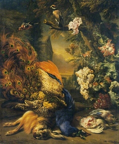 Dead Peacock and Game by Jan Weenix