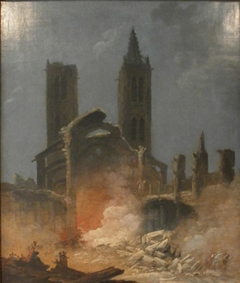 Demolition of Saint-Jean-en-Grève by Hubert Robert