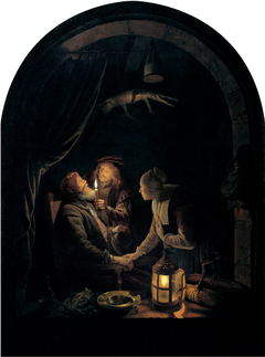 Dentist by Candlelight by Gerrit Dou