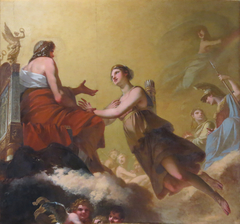 Diana begs Jupiter not to subject her to the hymen by Pierre-Paul Prud'hon