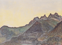 Die Dents du Midi by Ferdinand Hodler