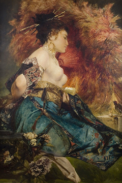 Die Japanerin by Hans Makart