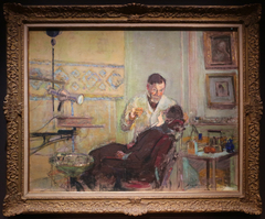 Dr. Georges Viau in his dental office by Édouard Vuillard