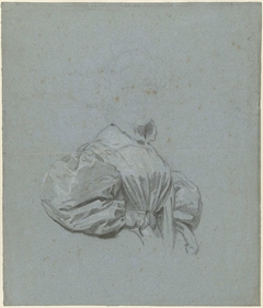 Draperiestudie van onbekende vrouw by Charles Howard Hodges