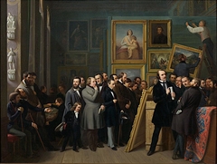 Düsseldorf artists in the picture gallery of the Kunstakademie by Friedrich Boser