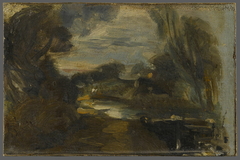 Écluse sur la rivière Stour by John Constable