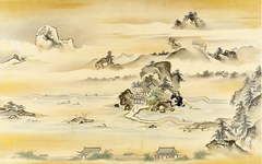 Eight Views of Xiao Xiang by Kanō Tsunenobu