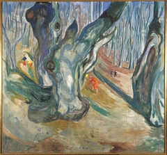 Elm Forest in Spring by Edvard Munch