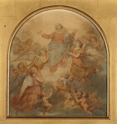 Esquisse pour l'église Saint-Nicolas-du-Chardonnet : La Vierge Triomphante by Nicolas Gosse