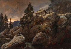 Farm on a Mountain Side by Johan Christian Dahl
