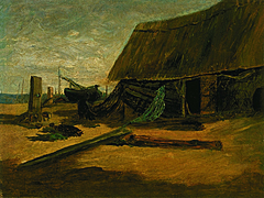 Fishing Shacks by Edward Mitchell Bannister