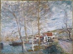 Flood at Moret (Inondation à Moret) by Alfred Sisley