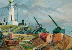 Fortified Islands - Building the North Battery, Flatholm, Bristol Channel by Ray Howard-Jones