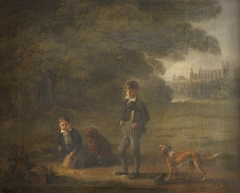 Frederick William Hervey, Lord Hervey, later Earl Jermyn, and finally, 2nd Marquess of Bristol (1800-1864) and his Brother The Hon. (later Lord) George Hervey (1803-1838) by Edmund Bristow