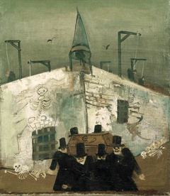 Gallow Painting (Funeral) by Felix Nussbaum